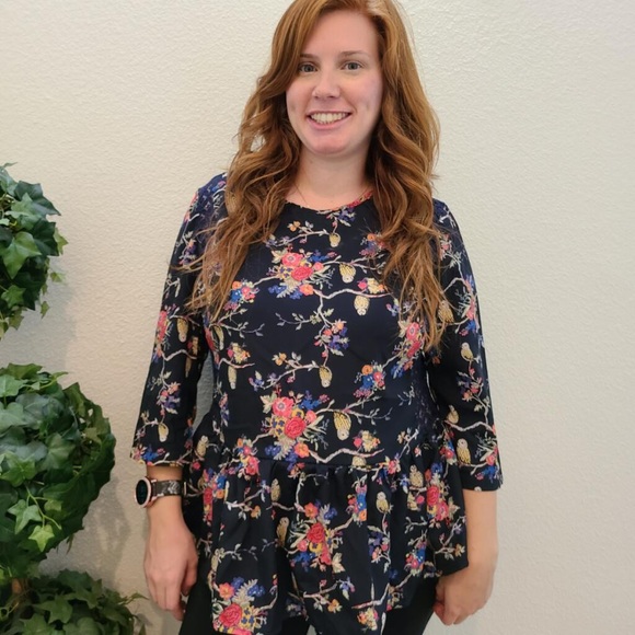 Maison Jules Owl 🦉 Patterned Blouse - Picture 4 of 12